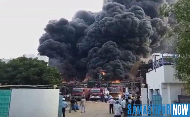 Fire in Gujarat's Vadodara Chemical Plant after Delhi, so far four deaths Samastipur Now