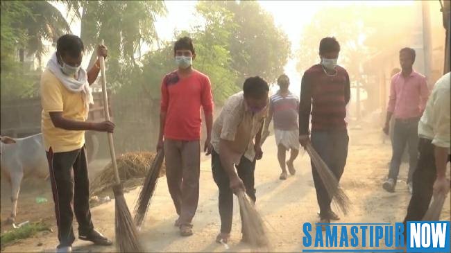 Social workers jointly raised the issue of cleanliness of the market Samastipur Now